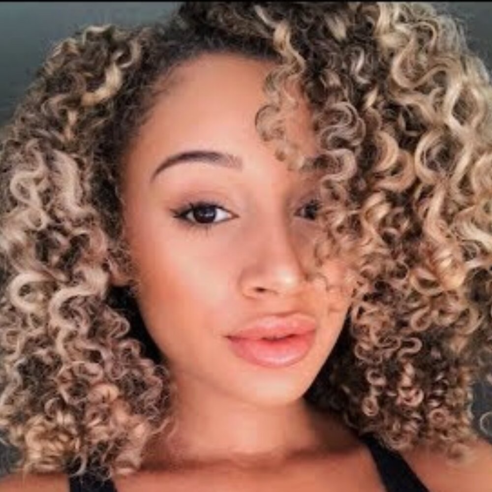 Deep Curly Lace Front Wig - Spring Sunshine!